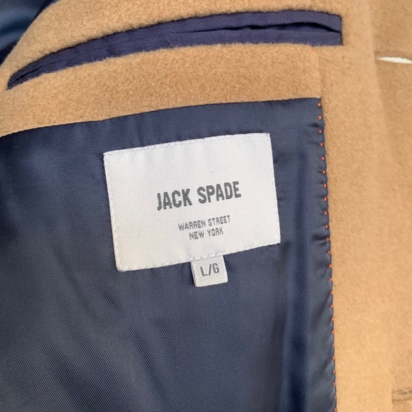 Jack Spade Jackets & Coats Jack Spade Mens Camel Barton Pea Coat
